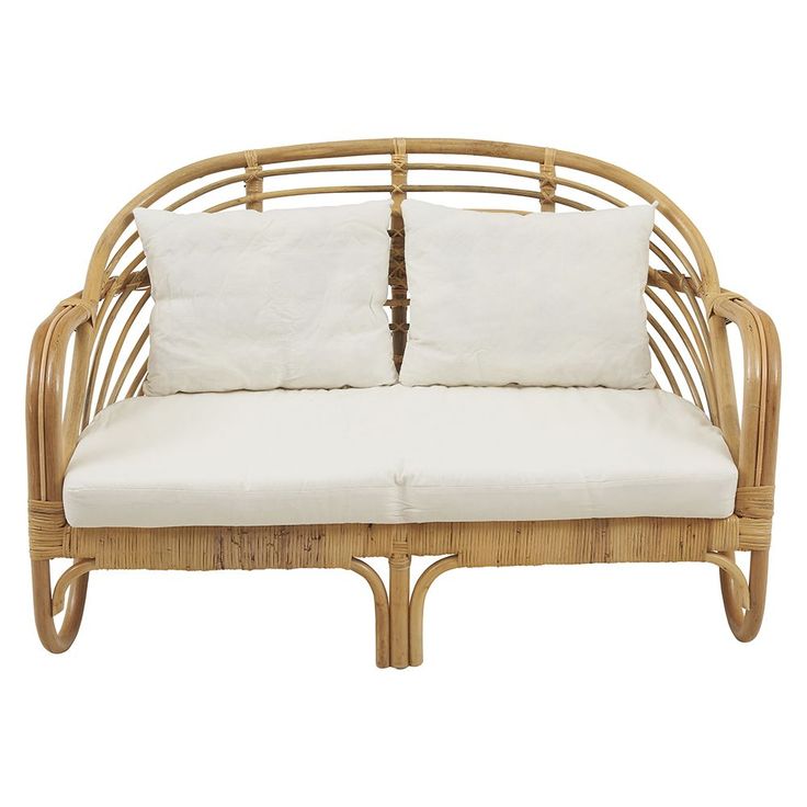 Ella Rattan Couch